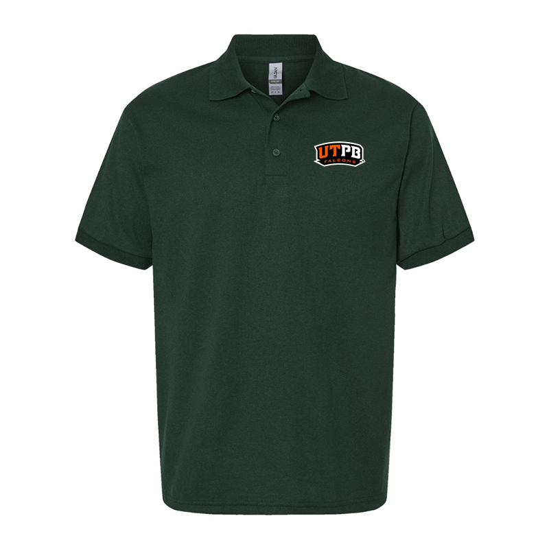 Men's UTPB Falcons Gildan Dry Blend Jersey Polo